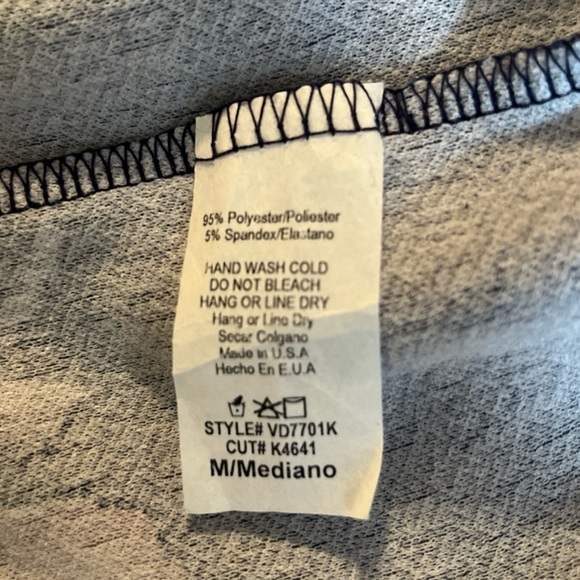 Pink Blush Maternity Navy Blue Floral Short Sleeve Dress Medium - Picture 9 of 9